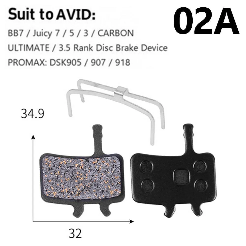 1 Pair/2pcs MTB DISC Brake Pads for Shimano XT DEORE MT200 315 For Magura/TEKTRO/AVID/MEGURA/HAYS Resin/Metal Disc Brake Pads