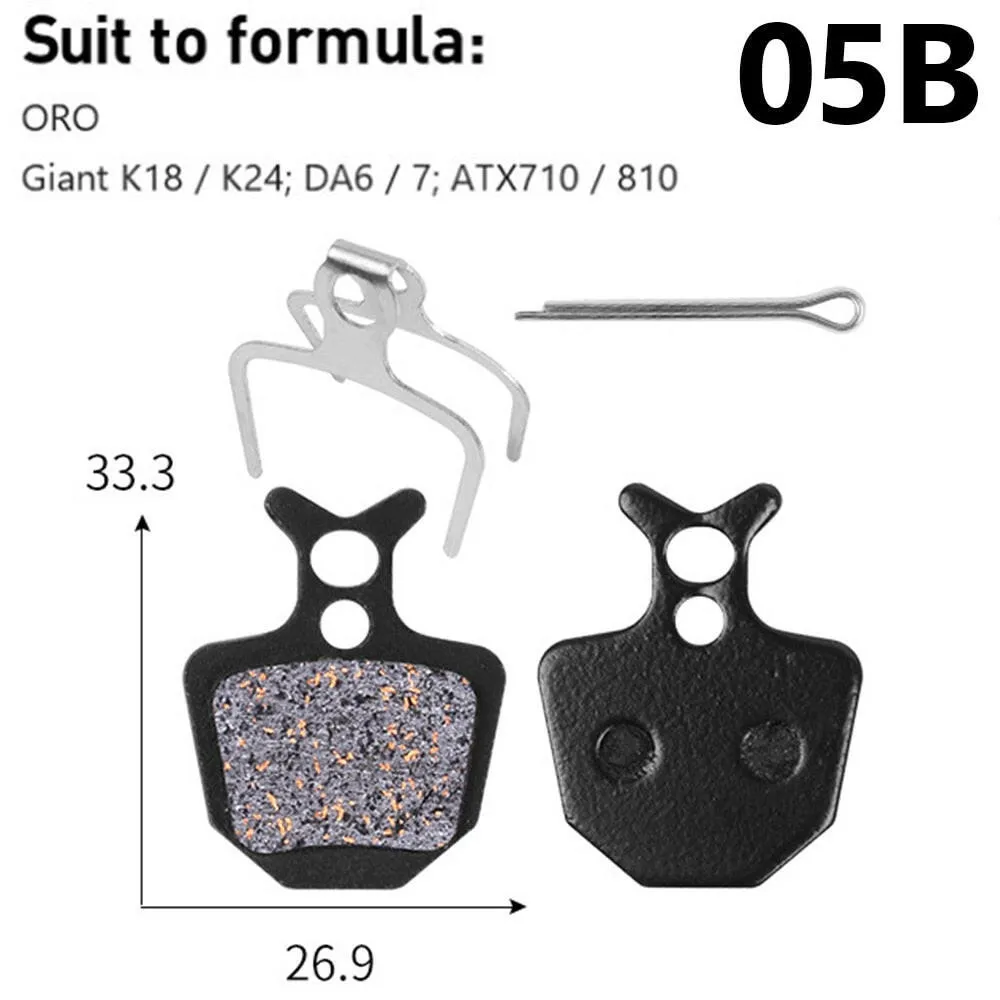 1 Pair/2pcs MTB DISC Brake Pads for Shimano XT DEORE MT200 315 For Magura/TEKTRO/AVID/MEGURA/HAYS Resin/Metal Disc Brake Pads