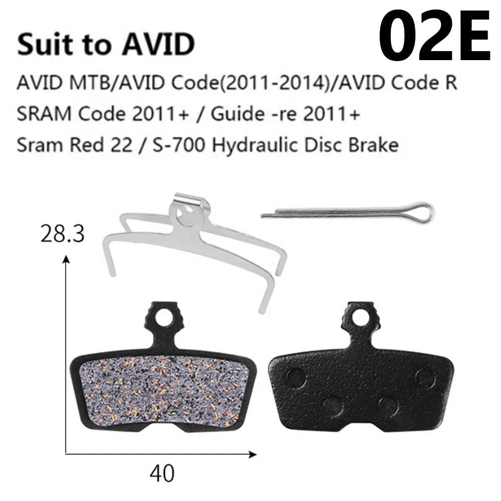 1 Pair/2pcs MTB DISC Brake Pads for Shimano XT DEORE MT200 315 For Magura/TEKTRO/AVID/MEGURA/HAYS Resin/Metal Disc Brake Pads
