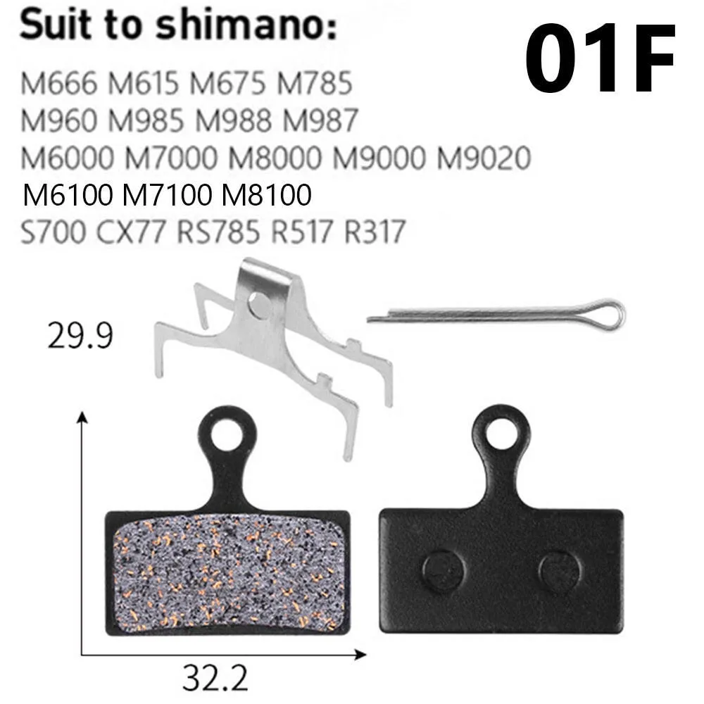 1 Pair/2pcs MTB DISC Brake Pads for Shimano XT DEORE MT200 315 For Magura/TEKTRO/AVID/MEGURA/HAYS Resin/Metal Disc Brake Pads