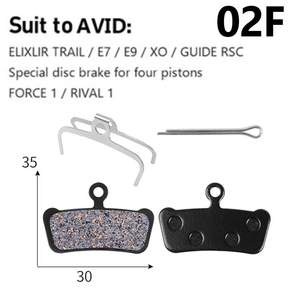 1 Pair/2pcs MTB DISC Brake Pads for Shimano XT DEORE MT200 315 For Magura/TEKTRO/AVID/MEGURA/HAYS Resin/Metal Disc Brake Pads
