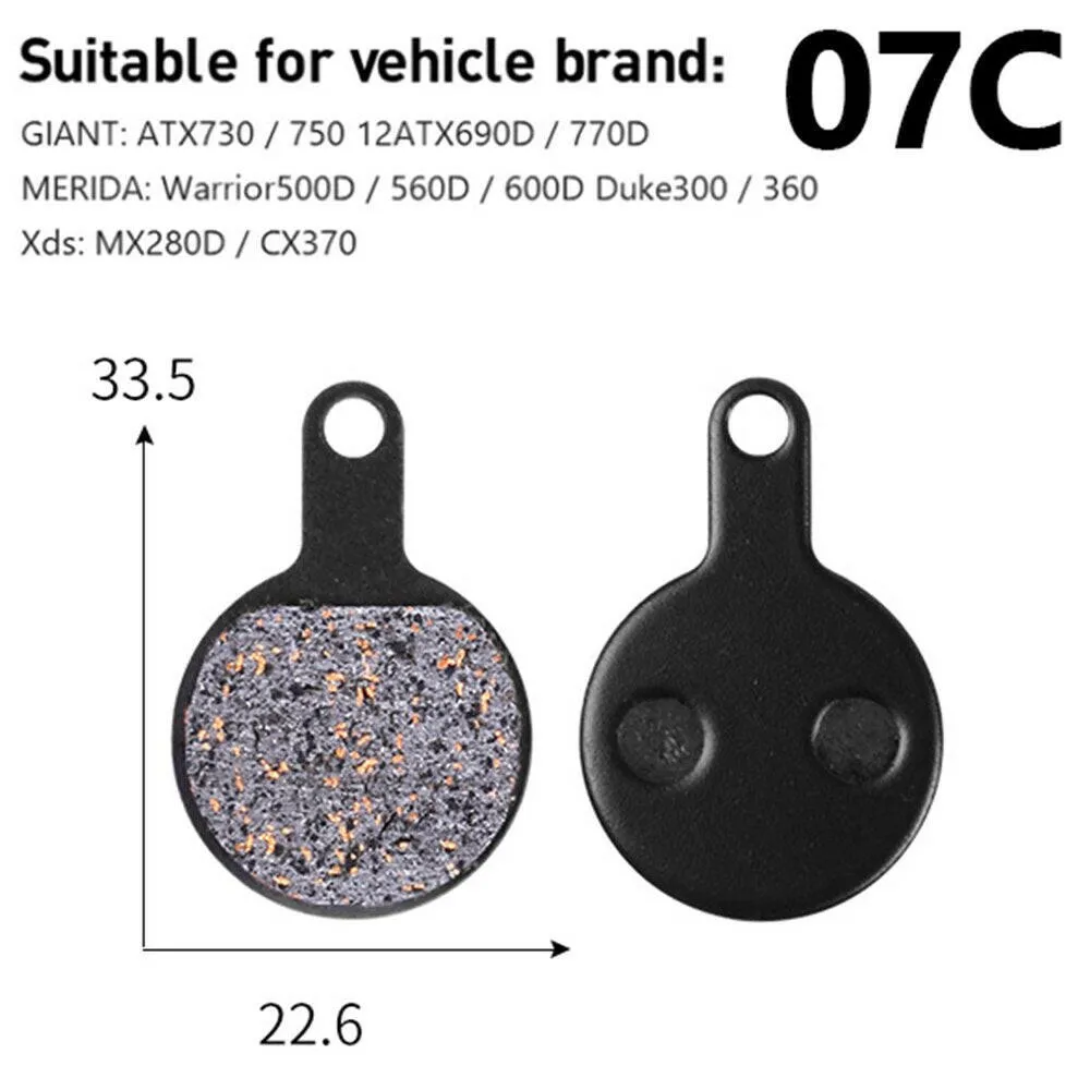 1 Pair/2pcs MTB DISC Brake Pads for Shimano XT DEORE MT200 315 For Magura/TEKTRO/AVID/MEGURA/HAYS Resin/Metal Disc Brake Pads
