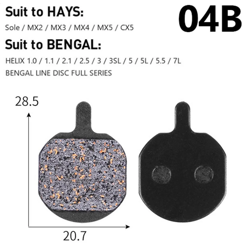 1 Pair/2pcs MTB DISC Brake Pads for Shimano XT DEORE MT200 315 For Magura/TEKTRO/AVID/MEGURA/HAYS Resin/Metal Disc Brake Pads