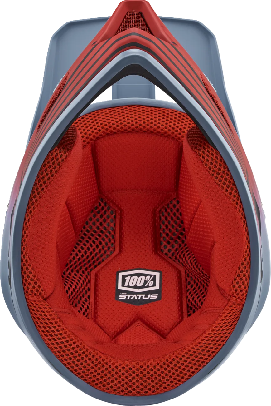 100% Status Helmet - Caltec/Gray - Medium 80010-00009