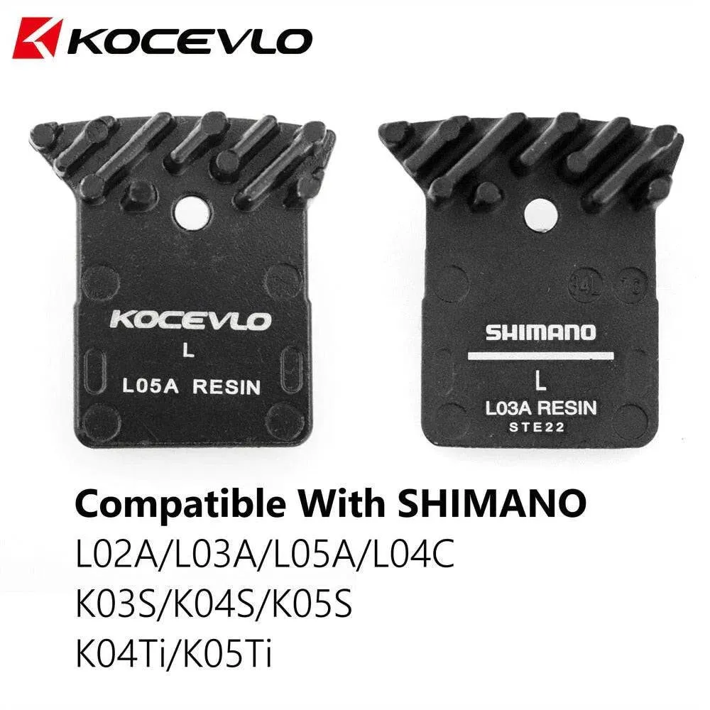 2 Pair Kocevlo L05A Resin ICE Brake Pad for SHIMANO Road Disc Brake Caliper up L03A/L02A