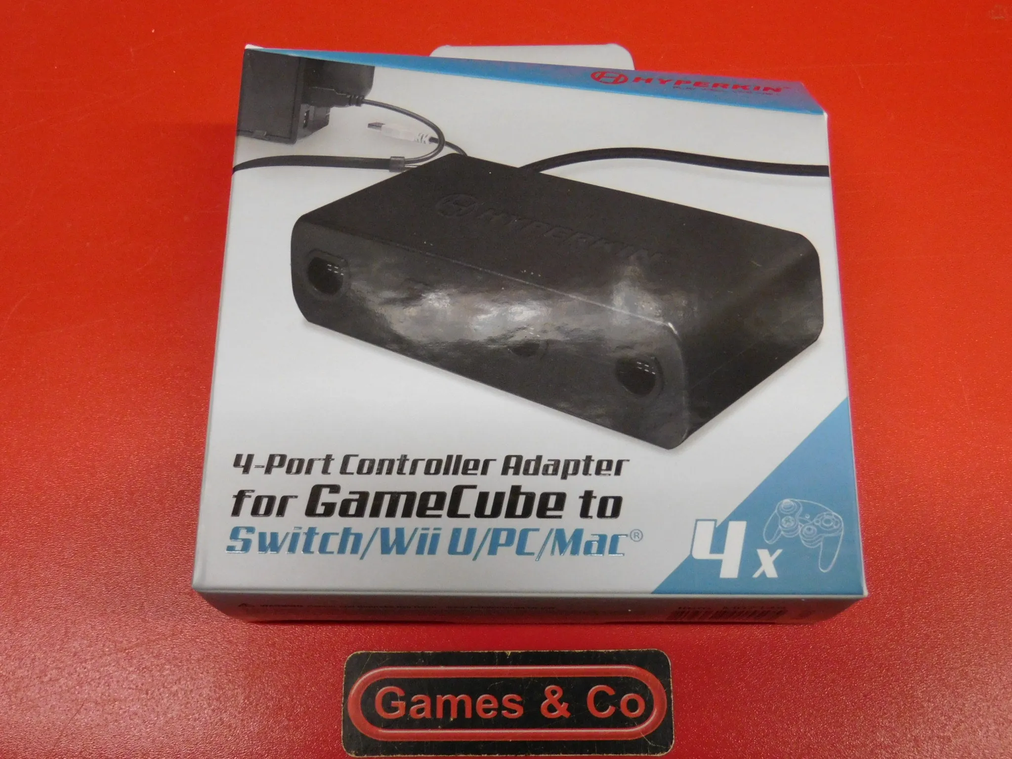 4-Port Controller Adapter For GameCube® Compatible With Nintendo Switch® Wii U®PC - Hyperkin