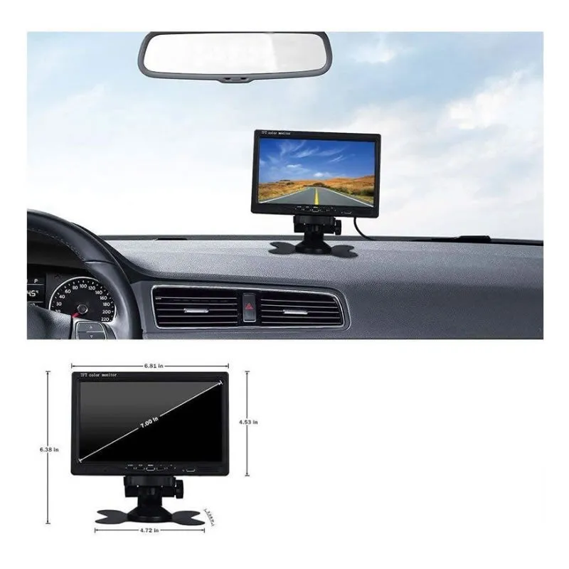 7' Tft-Lcd Color Monitor With High Resolution S70