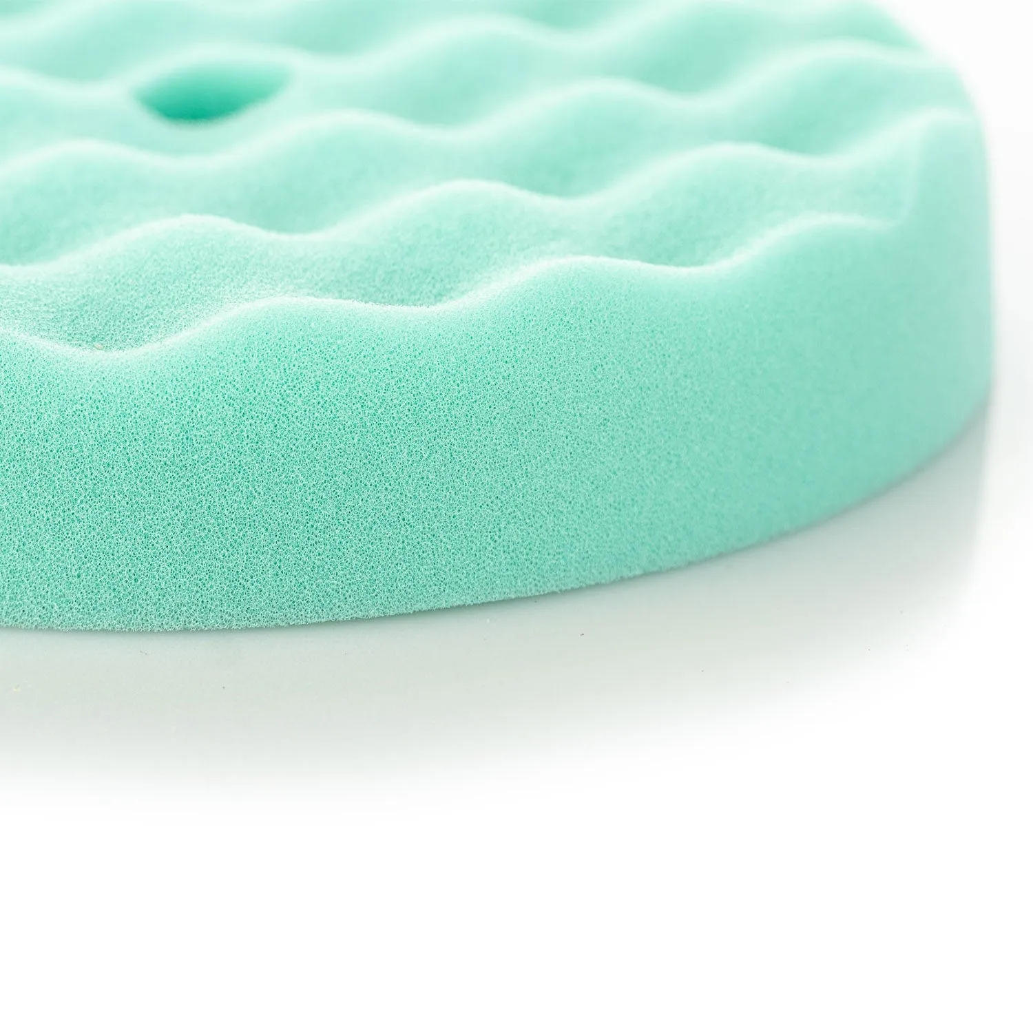 8" Rotary Green Waffle Foam Cutting Pad