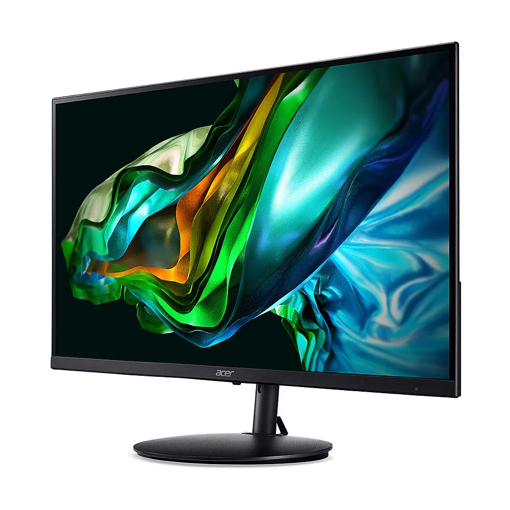 Acer - SH272U Ebmiiphx 27” IPS Ultra-Thin Monitor with AMD FreeSync Technology ( Display Port 1.2 and 2 x HDMI 2.0 Port) - Black