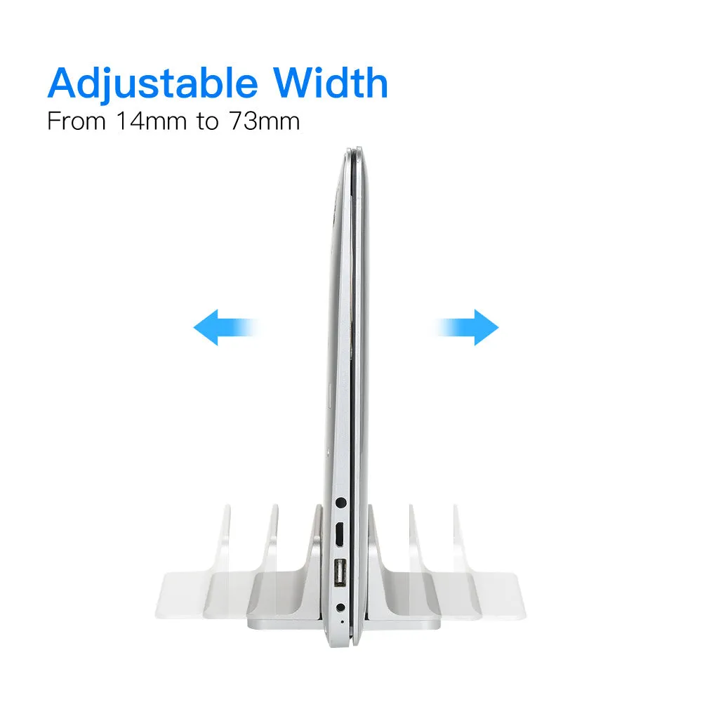 Adjustable Vertical Laptop Stand Aluminum