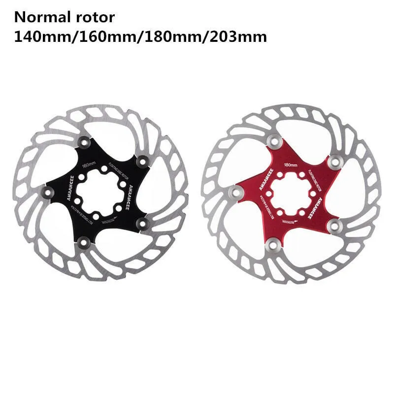 ANRANCEE Mountain Bike Cooling Disc Brake Floating Pads 140mm 160mm 180mm 203mm 6 Bolts Cool Down Bicycle Rotor VS RT99 RT86