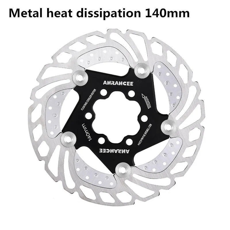 ANRANCEE Mountain Bike Cooling Disc Brake Floating Pads 140mm 160mm 180mm 203mm 6 Bolts Cool Down Bicycle Rotor VS RT99 RT86