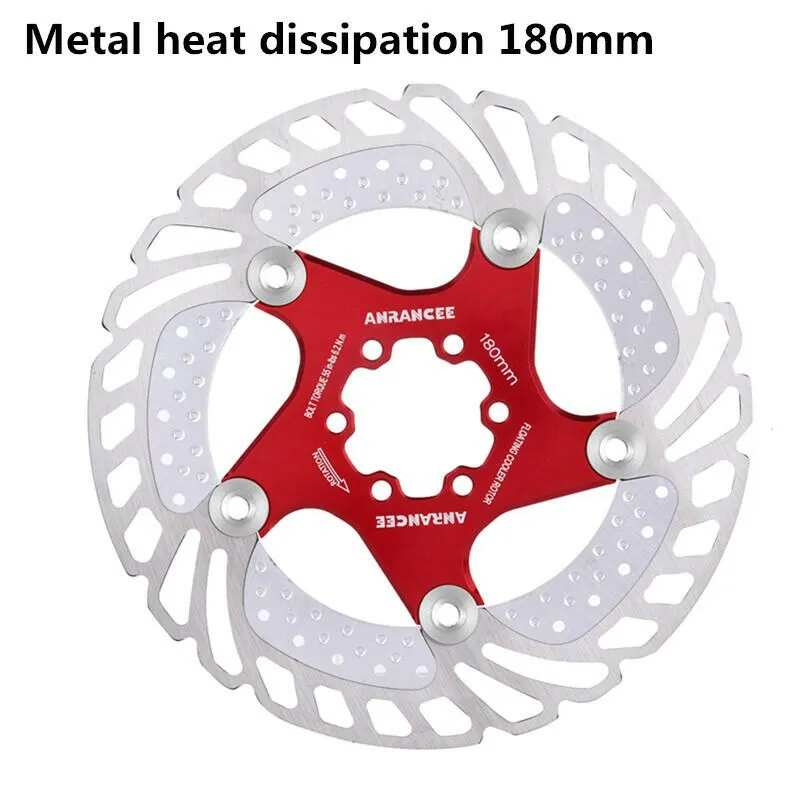 ANRANCEE Mountain Bike Cooling Disc Brake Floating Pads 140mm 160mm 180mm 203mm 6 Bolts Cool Down Bicycle Rotor VS RT99 RT86