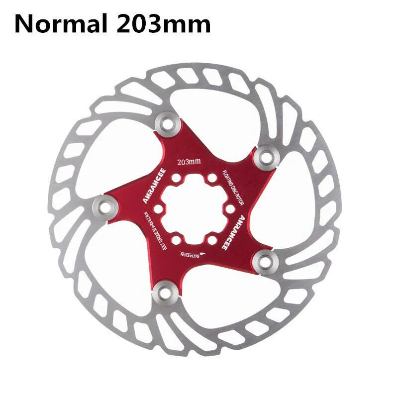 ANRANCEE Mountain Bike Cooling Disc Brake Floating Pads 140mm 160mm 180mm 203mm 6 Bolts Cool Down Bicycle Rotor VS RT99 RT86