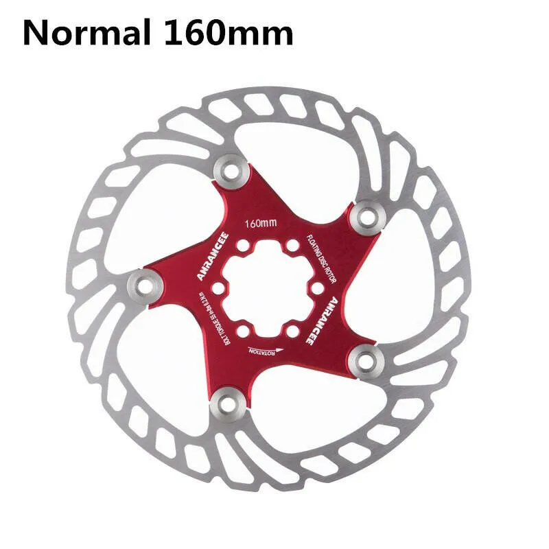 ANRANCEE Mountain Bike Cooling Disc Brake Floating Pads 140mm 160mm 180mm 203mm 6 Bolts Cool Down Bicycle Rotor VS RT99 RT86