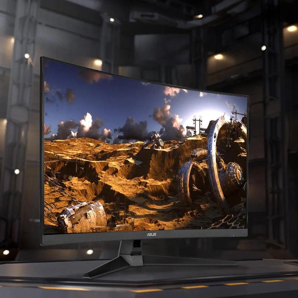 ASUS - DISPLAY 31.5-Inch TUF Gaming VG32VQ1B Curved LCD WQHD 2560 X 1440 165Hz - Open Box