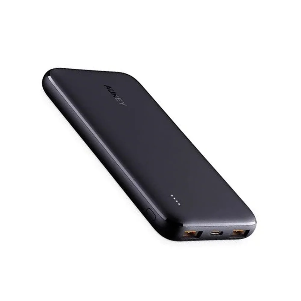 Aukey PB-N73 10000mAh Basix Sllim Power Bank (Black)