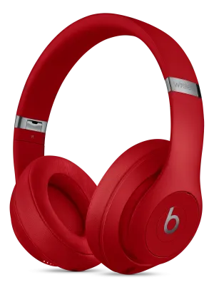 Beats Studio3 Wireless Over‑Ear Headphones - Red