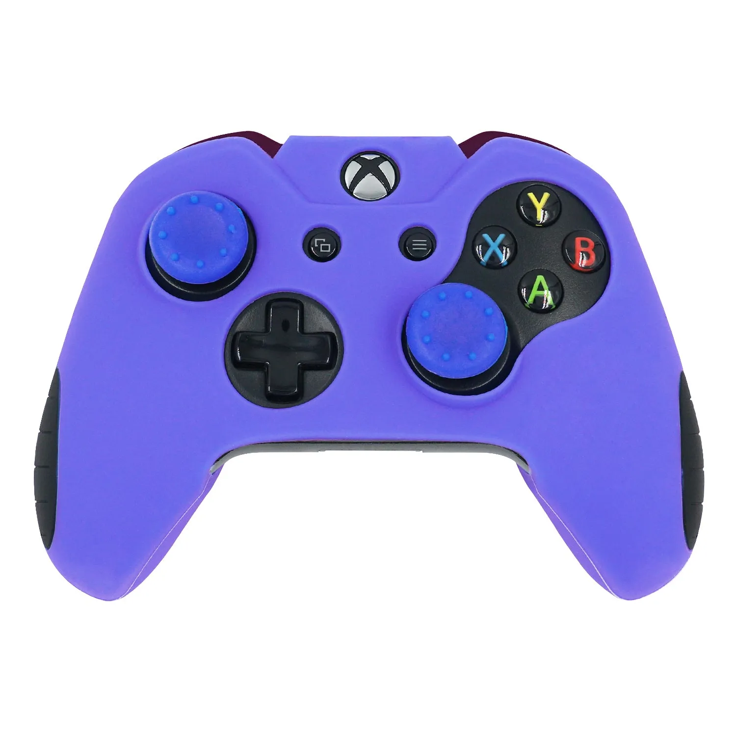 Blue Soft Silicone Thicker Skin Cover for Xbox One Controller Set (Not for Xbox One S or Xbox One X