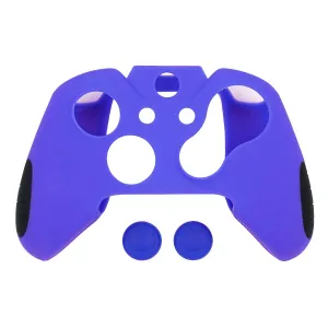 Blue Soft Silicone Thicker Skin Cover for Xbox One Controller Set (Not for Xbox One S or Xbox One X