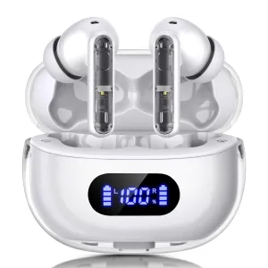 BYDTOOPCBD Wireless Earbuds P1 PRO, Earphones Wireless Bluetooth Headphones with Clear Call Mics Ear Buds, Comfortable Fit, IPX7 Waterproof Headset Long Battery Life, 30H Playtime for Sports Workout