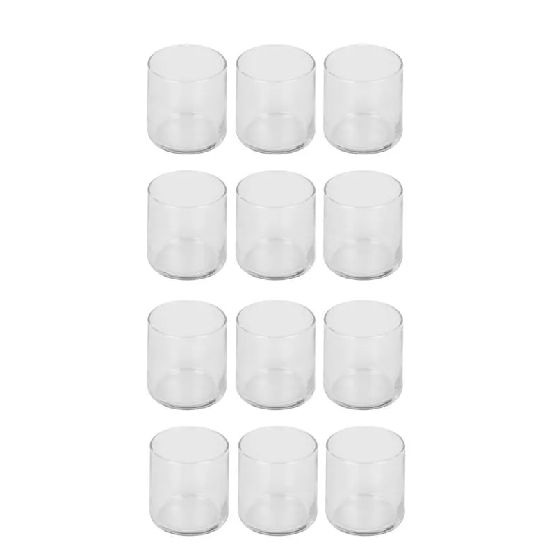 Canti Juice Glasses Clear Crystal Drinkware | Set of 6 | 3 x 3 inches | 260ml