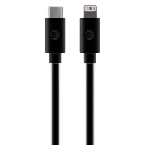 Charge and Sync USB to USB-C Cable with Lightning Connectors, 4 Feet
