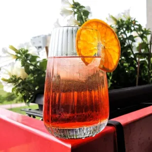 COCKTAIL CLUB CRYSTAL TALL GLASS - MADE IN ITALY