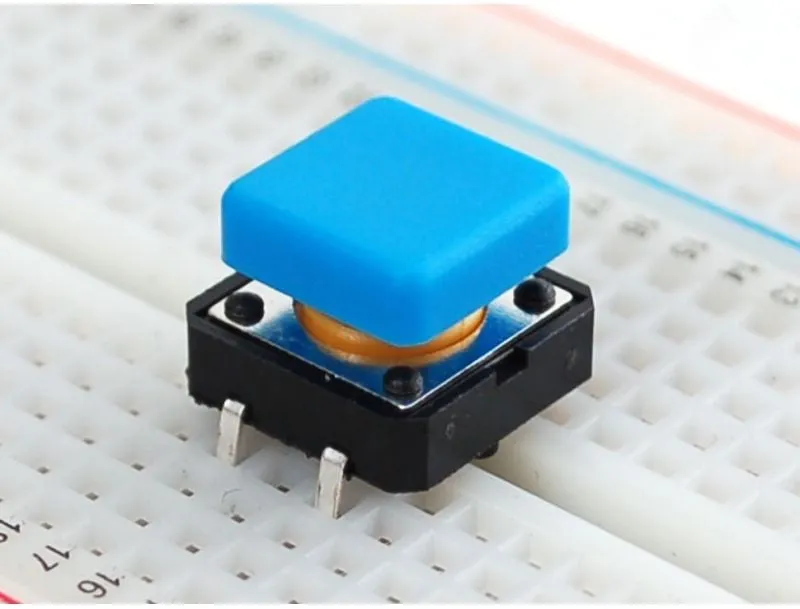 Colourful Tactile Button Switch 12x 12x7.3mm Assortment Square CAPS 5/10/20 PCS
