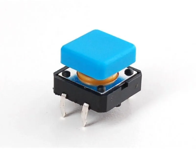 Colourful Tactile Button Switch 12x 12x7.3mm Assortment Square CAPS 5/10/20 PCS