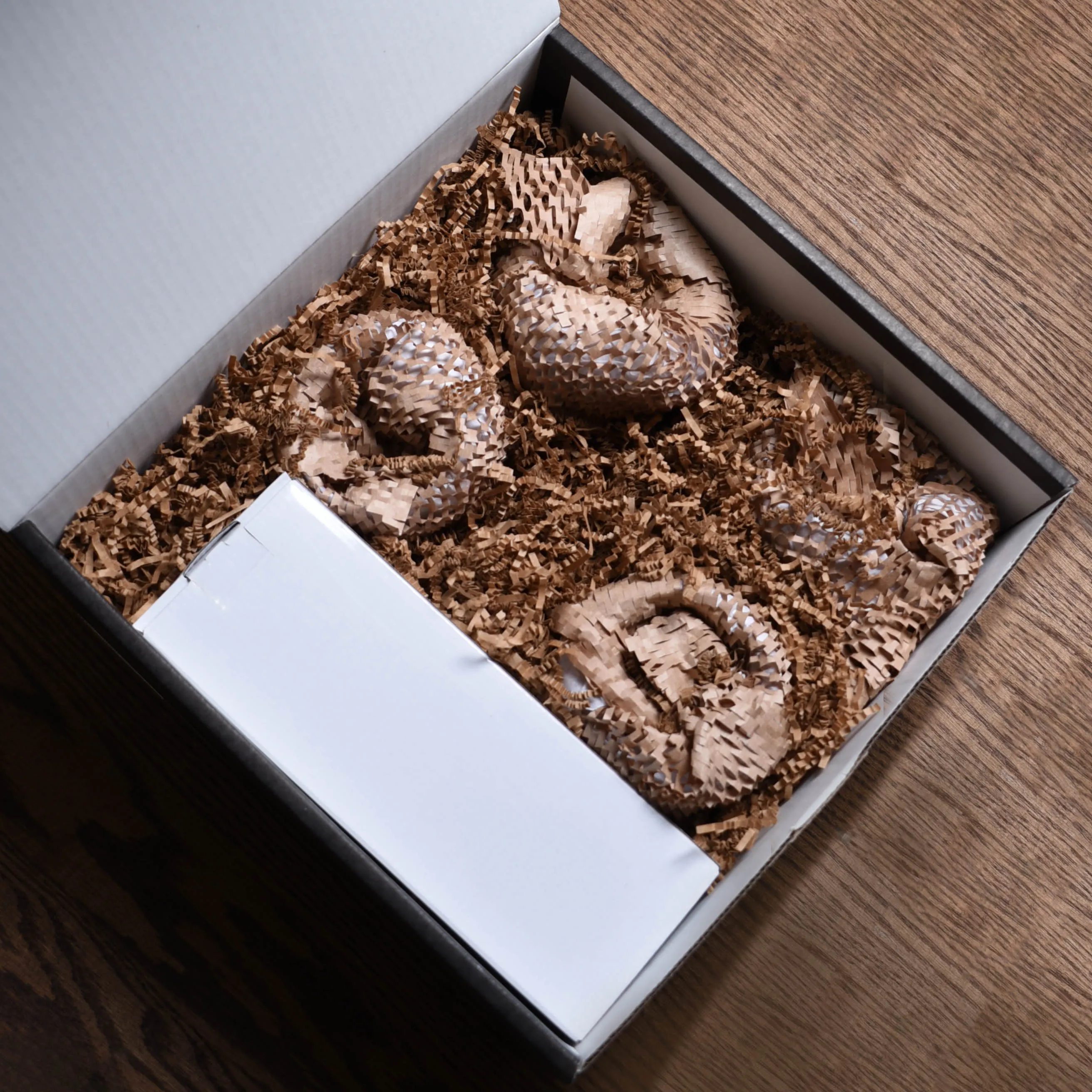 Custom Pinecone Crystal Wine Carafe and Glasses Gift Set