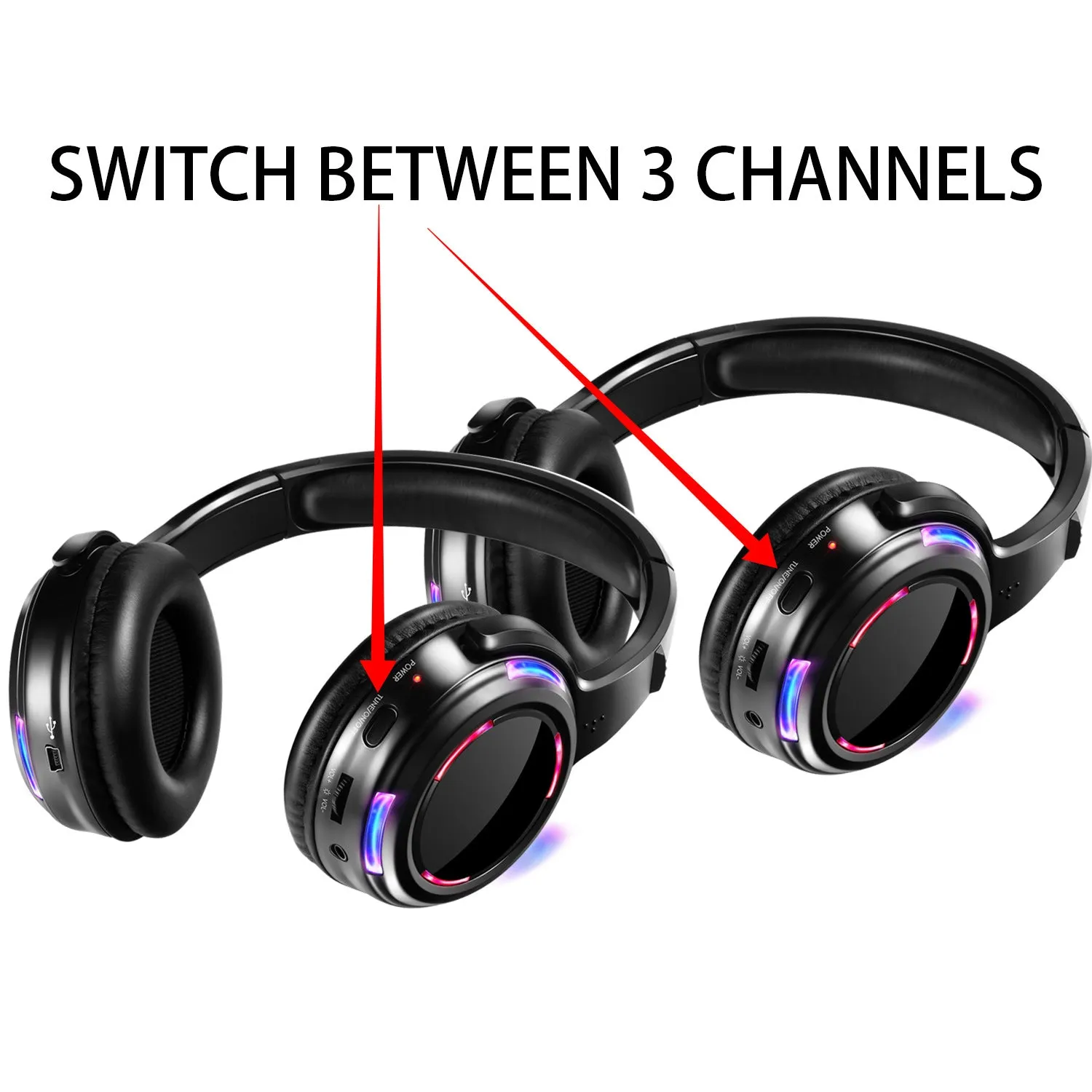 Disco Ball Activity Silent Wireless Party Headphones
