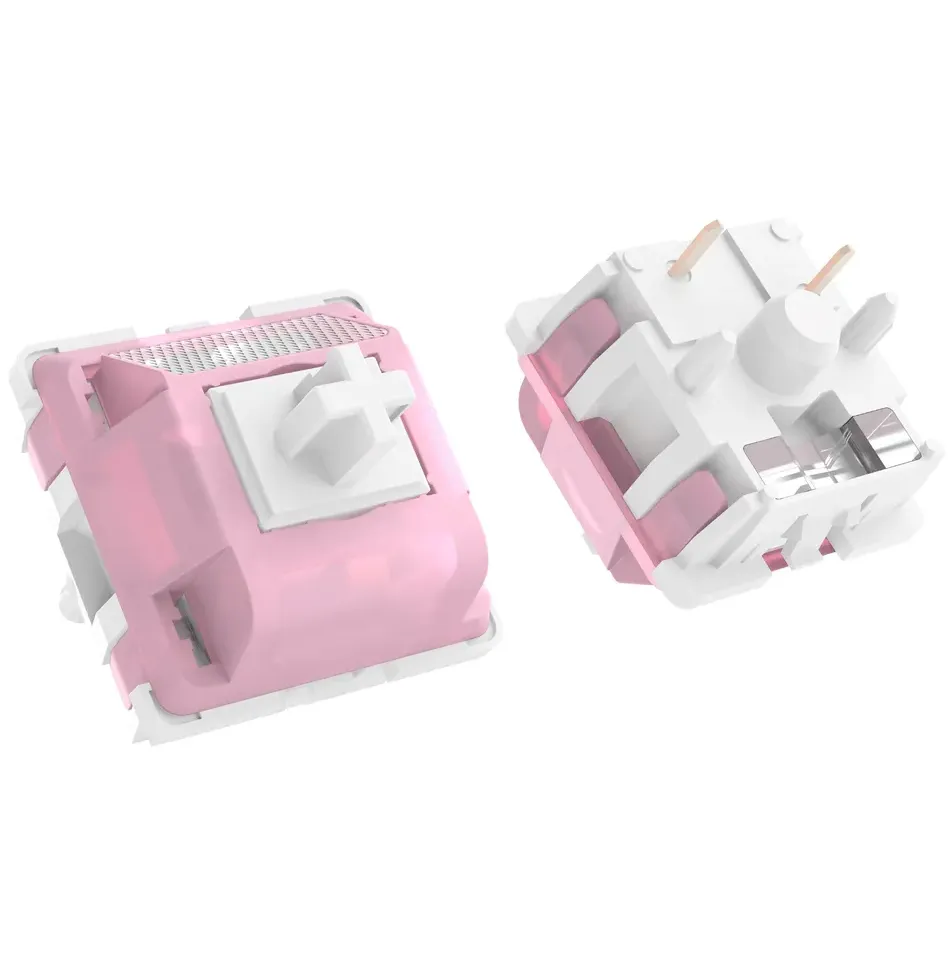 Durock White Lotus Light Tactile Switches
