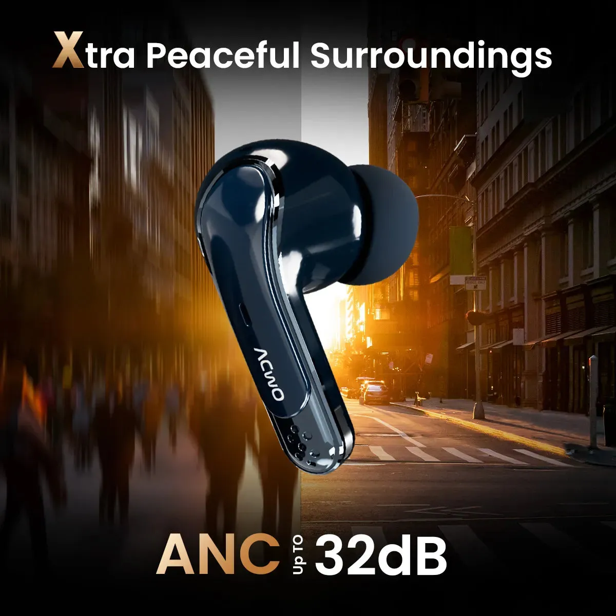 DwOTS X  Gaming Earbuds For Gamers With ANC & Near Zero Lag