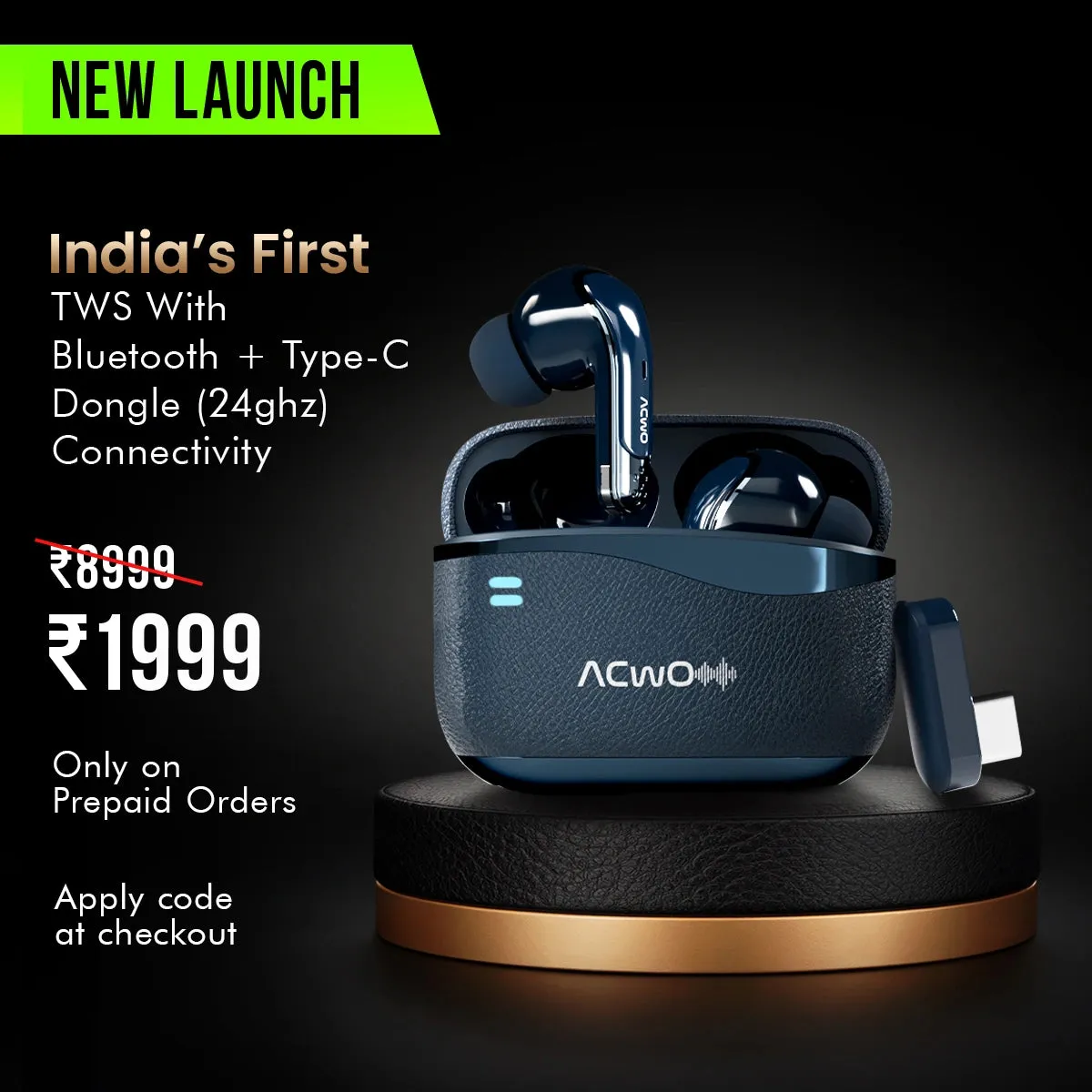 DwOTS X  Gaming Earbuds For Gamers With ANC & Near Zero Lag