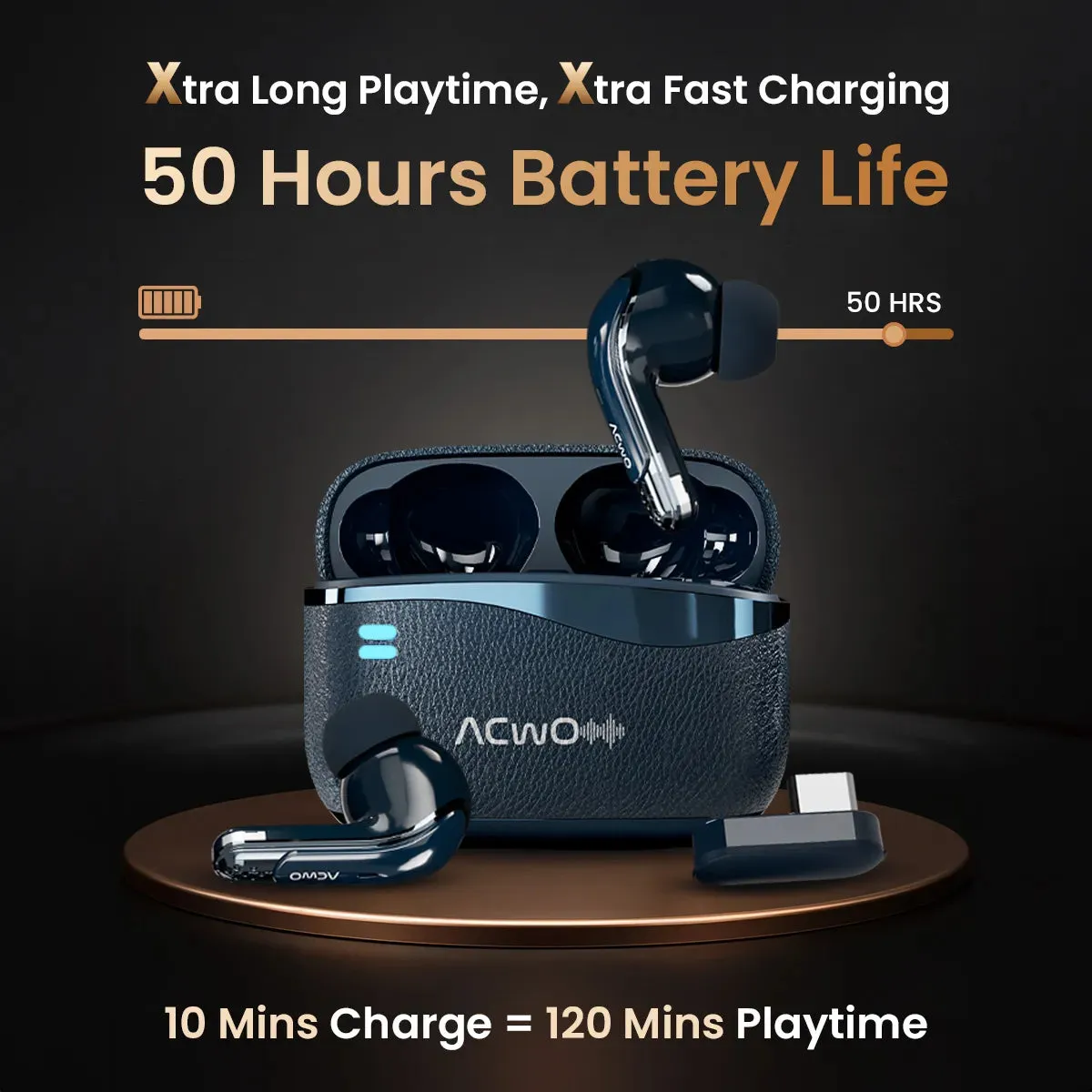 DwOTS X  Gaming Earbuds For Gamers With ANC & Near Zero Lag