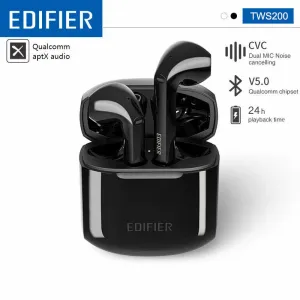 Edifier TWS200 TWS Wireless Earbuds Bluetooh 5.0 aptX Codec Noise Cancellation