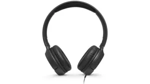 JBL T500 Wired On Ear Headphones Black 4306352