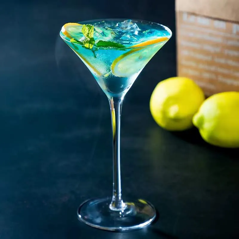Lady Martini Glass  (set of 2)Handcrafted Martini Cocktail Glass