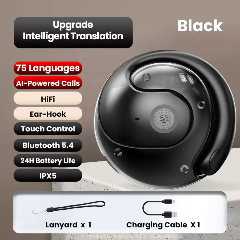 LAST DAY SALE 75% OFFHY-T26 Pro Wireless Bluetooth Translation Earbuds