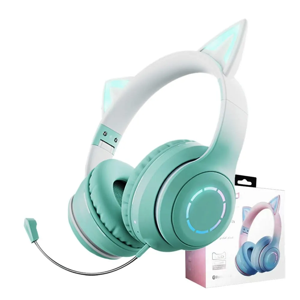 Light Up Cat Ear headphones