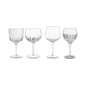 Luigi Bormioli Gin Glass Selection Set of 4