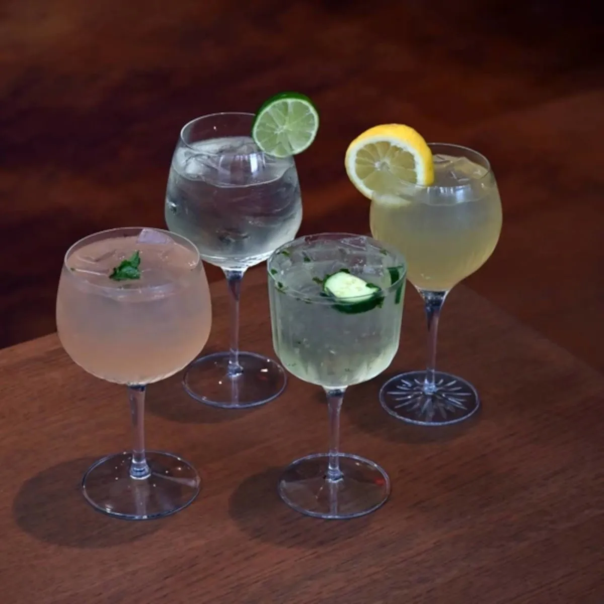 Luigi Bormioli Gin Glass Selection Set of 4