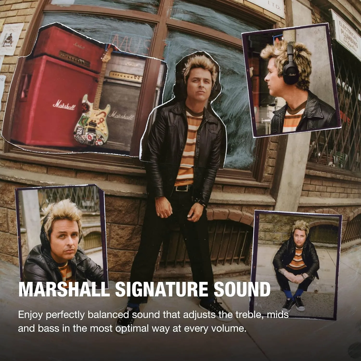 Marshall Monitor III Active Noise Canceling Over-Ear Bluetooth Headphones Black