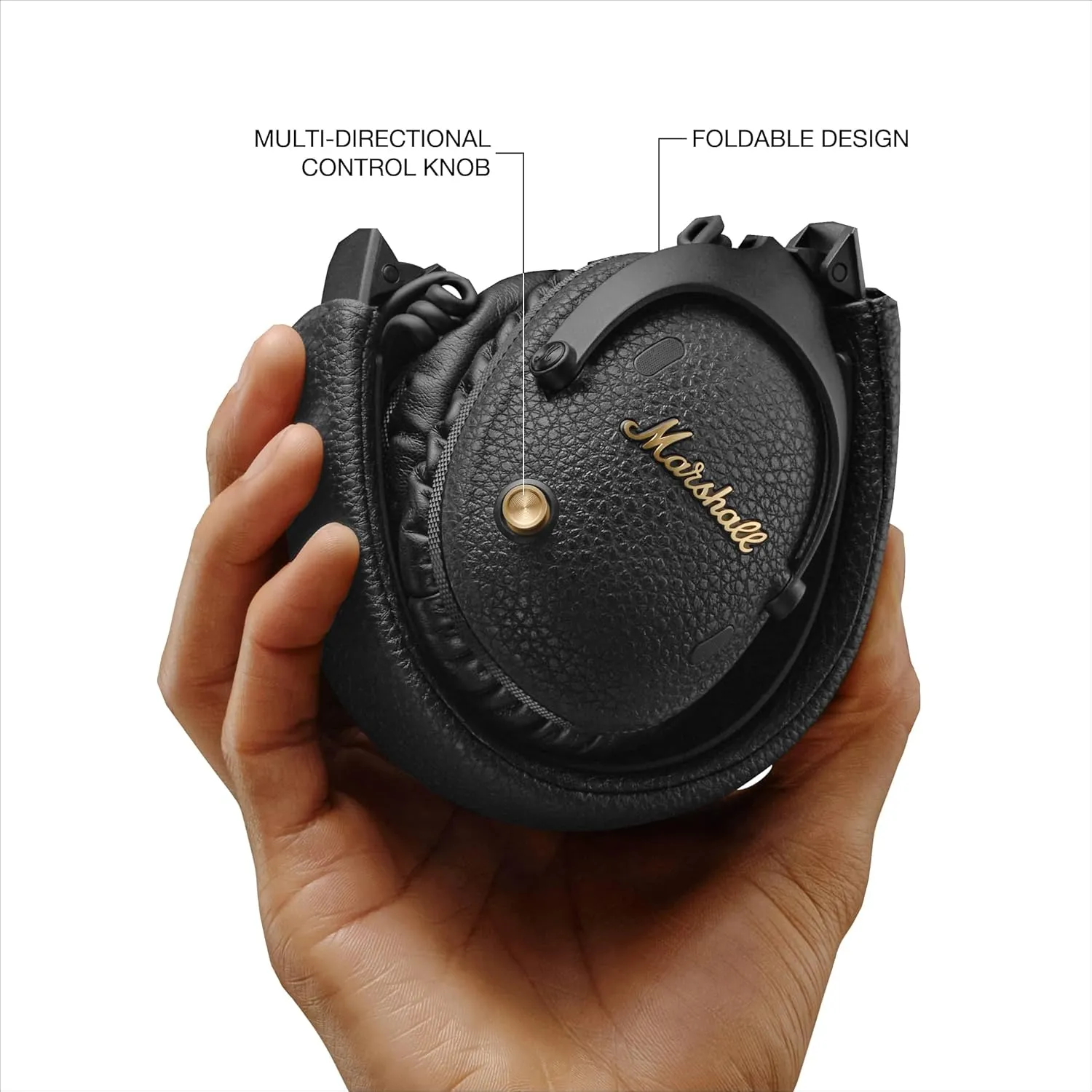 Marshall Monitor III Active Noise Canceling Over-Ear Bluetooth Headphones Black