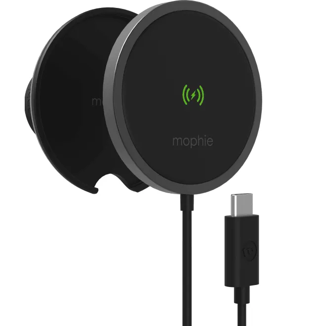 Mophie Snap  MagSafe Compatible Car Vent Mount Wireless Fast Charging Pad Charger USB-C 15W