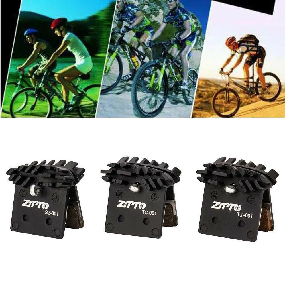 Mountain Bike Resin Ceramic Copper Base Disc Brake Pads EIEIO Heat Sink For Caliper Bicycle Parts Accessories