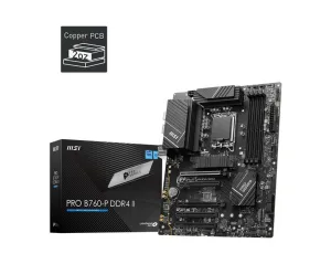 Msi Pro B760-P Ddr4 Ii Motherboard Intel B760 Lga 1700 Atx