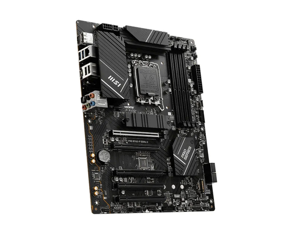 Msi Pro B760-P Ddr4 Ii Motherboard Intel B760 Lga 1700 Atx