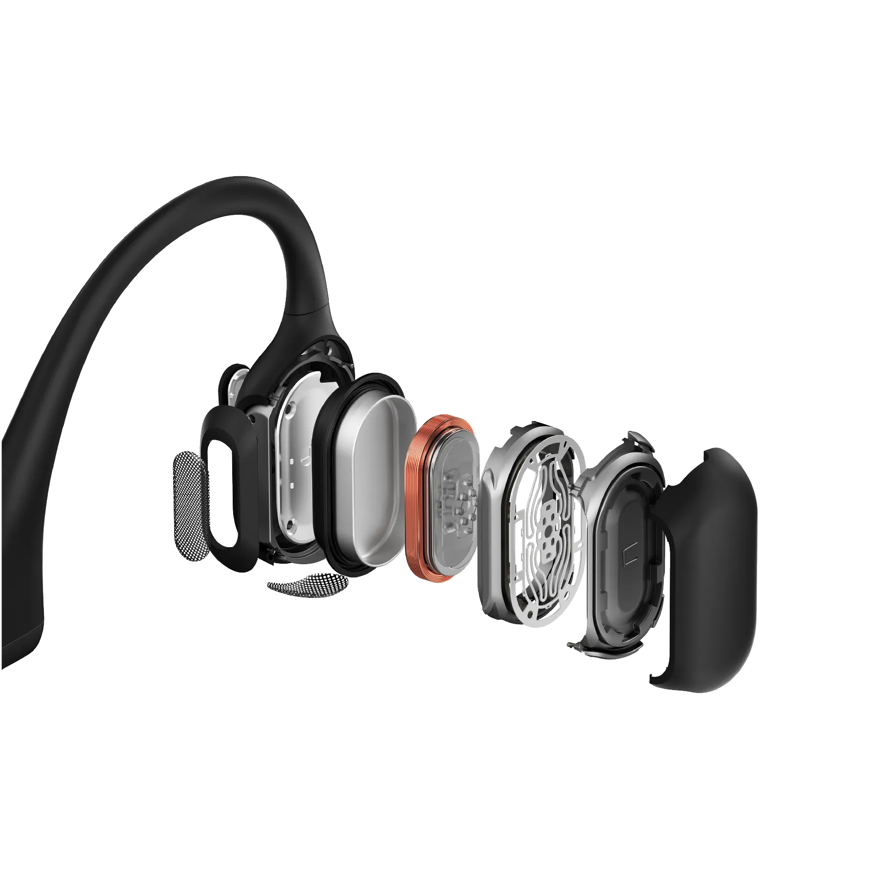 OpenRun Pro Open-Ear Bone Conduction Wireless Headphones — Black